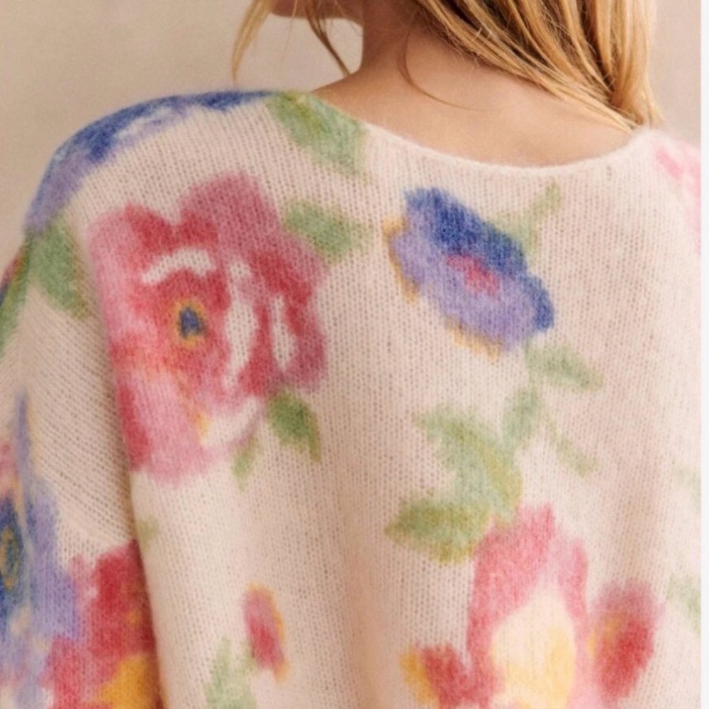 Sézane Teresa Sweater Jumper Cardigan Small - Picture 3 of 6